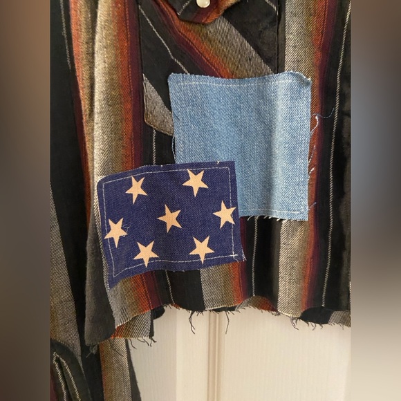 Tricia Fix Cropped Western Flannel - Picture 4 of 8